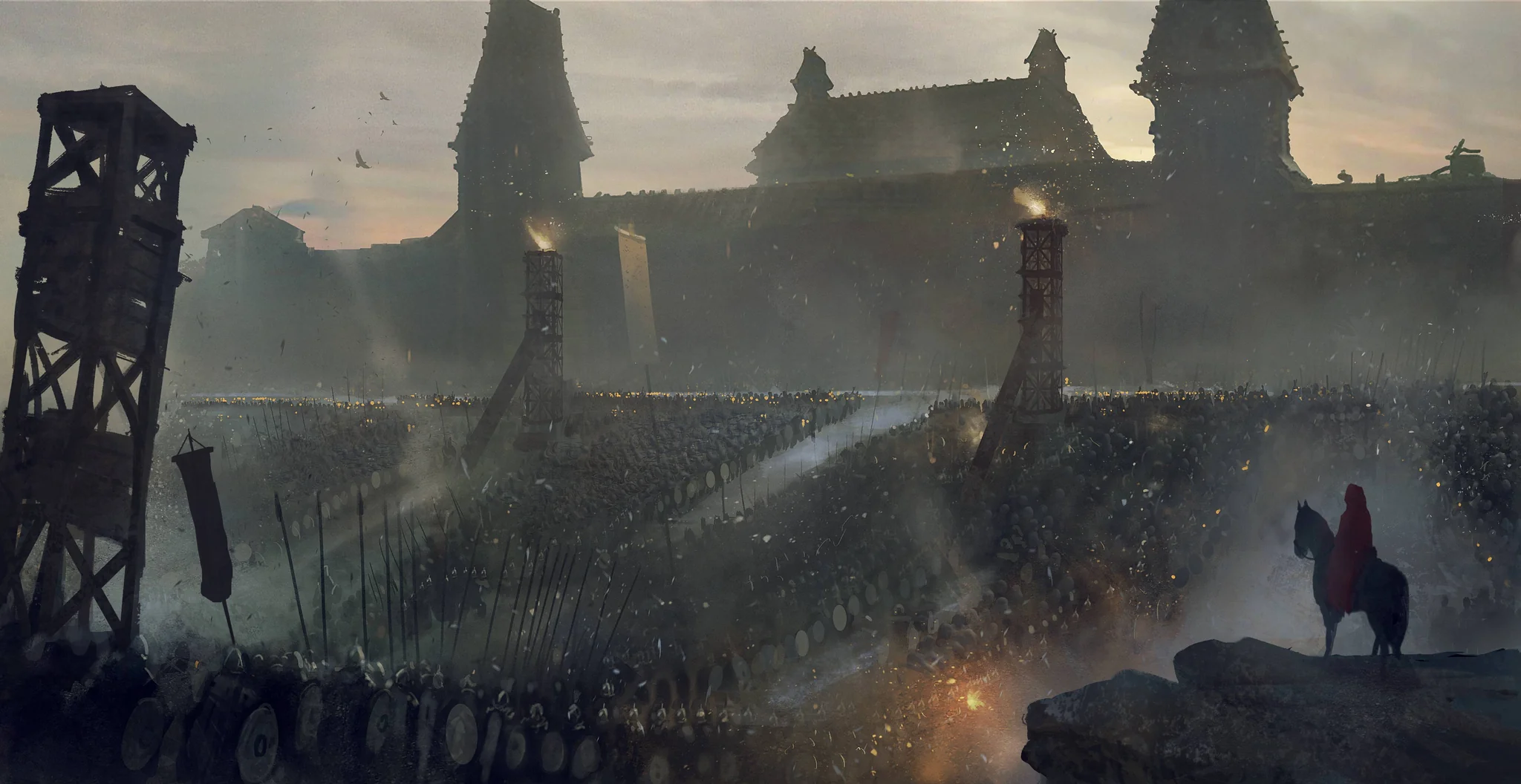 Queen Korinthia subdues Chieftain Haloban of the Jezites